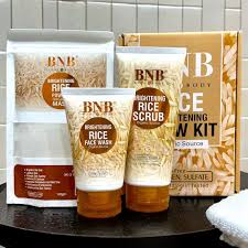 Bnb Whitening Rice Extract Bright & Glow Kit