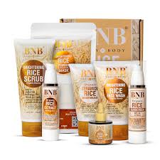 Bnb Whitening Rice Extract Bright & Glow Kit